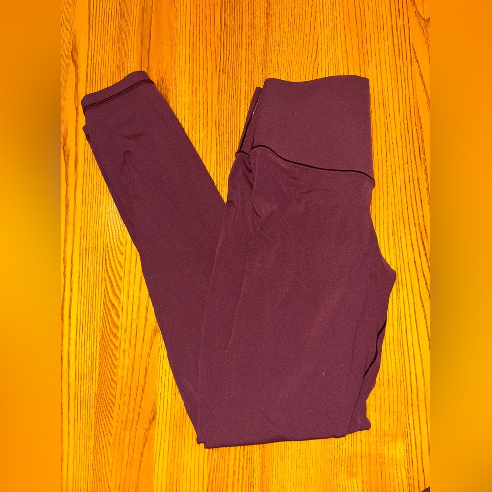 aerie High-Rise Leggings in Deep Plum